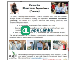 Vacancies: Showroom Supervisors (Female)