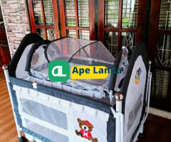 Baby steel Cot for sale (Brand new condition)