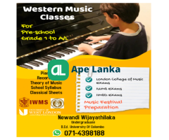 Western Music Practical & Theory classes