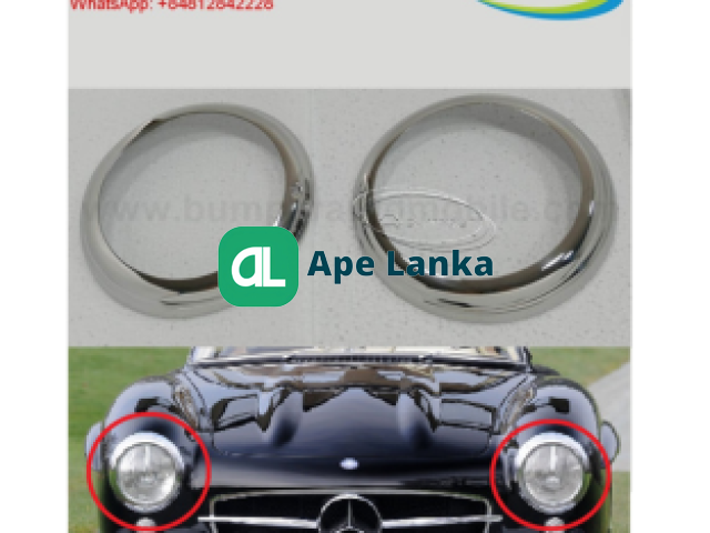 Mercedes Benz Headlight Ring for 190SL 300SL gullwing - 2
