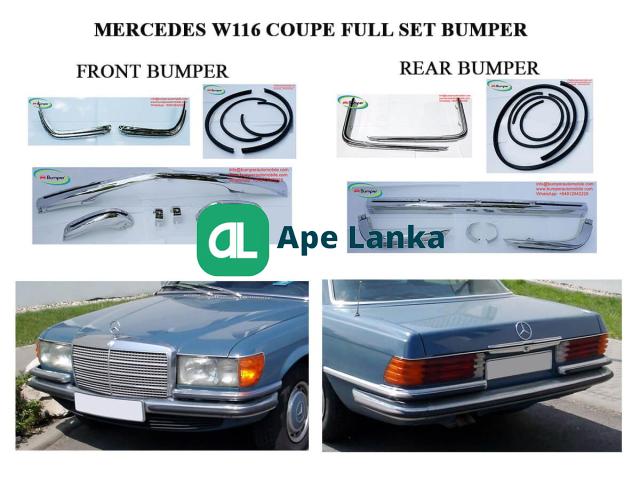 Mercedes W116 coupe bumpers EU style (1972-1980) - 2